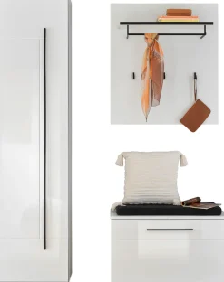 Home affaire Garderoben-Set »Cantara, moderne Garderobe, Komplettset mit viel Stauraum« Komplett-Set, 3 Stk. tlg.