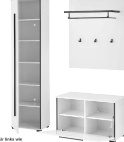 Home affaire Garderoben-Set »Cantara, moderne Garderobe, Komplettset mit viel Stauraum« Komplett-Set, 3 Stk. tlg.