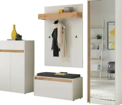 Home affaire Garderoben-Set »City/Giron, moderne Garderobe, viel Stauraum, ca. 24 Schuhe« Set, 4 Stk. tlg.