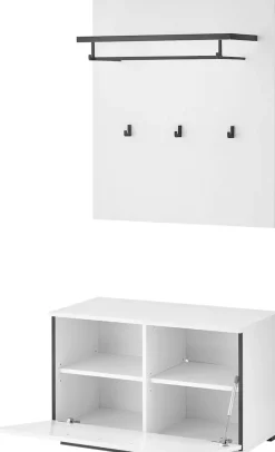 Home affaire Garderoben-Set »Cantara, moderne Garderobe, Komplettset mit viel Stauraum« Komplett-Set, 2 Stk. tlg.