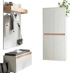 Home affaire Garderoben-Set »City/Giron, moderne Garderobe, viel Stauraum, ca. 40 Schuhe« Set, 3 Stk. tlg.