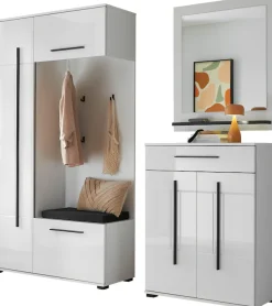 Home affaire Garderoben-Set »Cantara, moderne Garderobe, Komplettset mit viel Stauraum« Komplett-Set, 3 Stk. tlg.