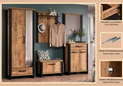 Home affaire Garderoben-Set »Elda« Komplett-Set, 5 Stk. tlg.