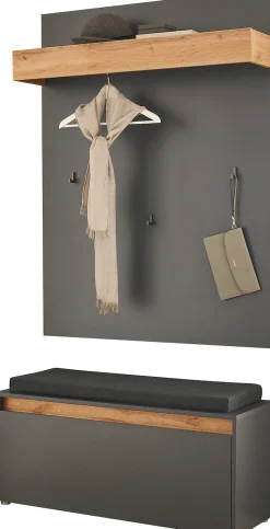 Home affaire Garderoben-Set »GIRON/CiTY, moderne Garderobe, Komplettset mit viel Stauraum« Komplett-Set, 2 Stk. tlg.
