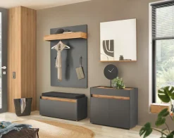 Home affaire Garderoben-Set »GIRON/CiTY, moderne Garderobe, Komplettset mit viel Stauraum« Komplett-Set, 4 Stk. tlg.