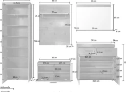 Home affaire Garderoben-Set »Ilana« Set, 5 Stk. tlg.