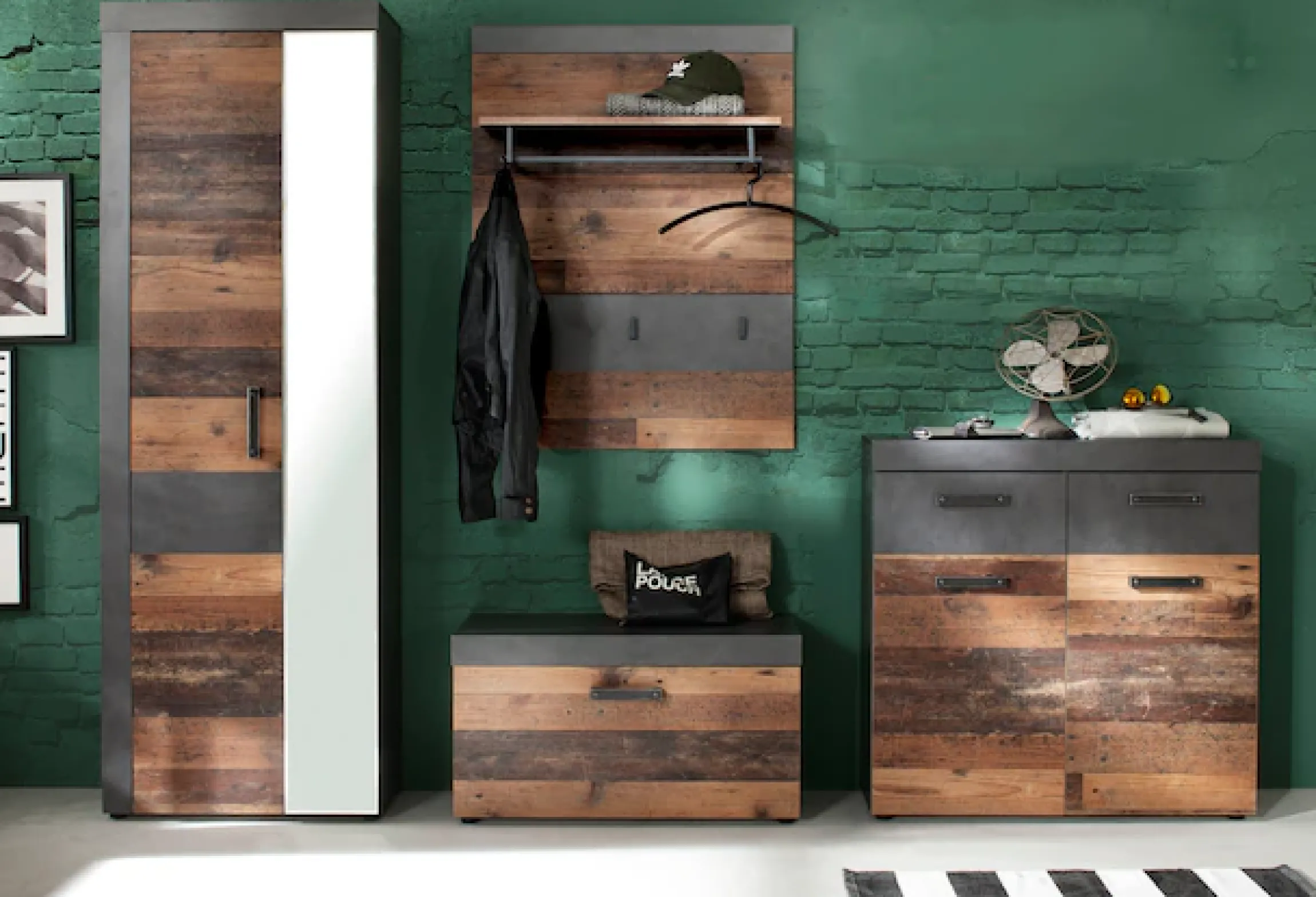 Home affaire Garderoben-Set »Ilana« Set, 4 Stk. tlg.