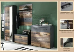 Home affaire Garderoben-Set »Ilana« Set, 4 Stk. tlg.