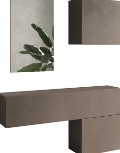 Home affaire Garderoben-Set »Infinity, 4tlg. Breite 138 cm, Höhe variabel, moderne Garderobe« Spar-Set, 4 Stk. tlg.