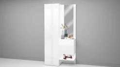 Home affaire Garderoben-Set »Kompakt« 2-er set: großer Schuhschrank,kleiner Schuhfach mit Spiegel und Ablage, 2 Stk. tlg.
