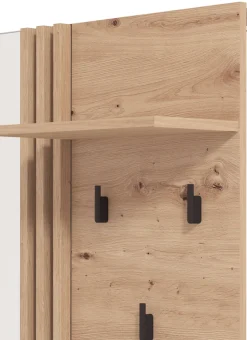 Home affaire Garderoben-Set »LAVAL, Flurmöbel, Dielenmöbel, Flurschrank, Flurgarderobe B= 221 cm« 5tlg, 5 Stk. tlg.