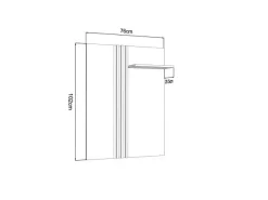 Home affaire Garderoben-Set »LAVAL, Flurmöbel, Dielenmöbel, Flurschrank, Flurgarderobe B= 221 cm« 5tlg, 5 Stk. tlg.