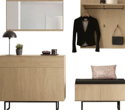 Home affaire Garderoben-Set »Lund, moderne Garderobe, Komplettset mit viel Stauraum« Set, 4 Stk. tlg.