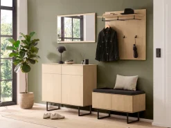 Home affaire Garderoben-Set »Lund, moderne Garderobe, Komplettset mit viel Stauraum« Set, 4 Stk. tlg.