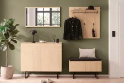 Home affaire Garderoben-Set »Lund, moderne Garderobe, Komplettset mit viel Stauraum« Set, 4 Stk. tlg.