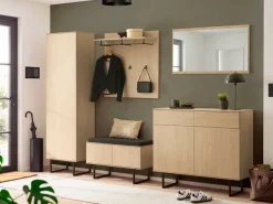 Home affaire Garderoben-Set »Lund, moderne Garderobe, Komplettset mit viel Stauraum« Set, 5 Stk. tlg.