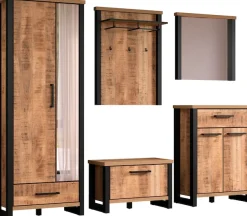 Home affaire Garderoben-Set »Luminara« Komplett-Set, 5 Stk. tlg.