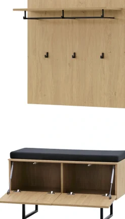 Home affaire Garderoben-Set »Lund, moderne Garderobe, Komplettset mit viel Stauraum« Set, 2 Stk. tlg.