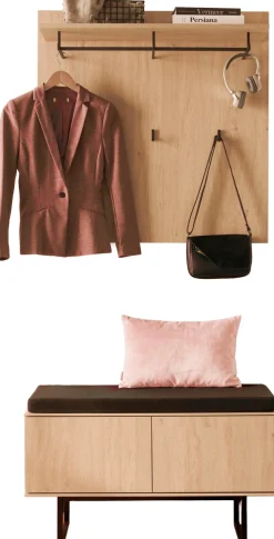 Home affaire Garderoben-Set »Lund, moderne Garderobe, Komplettset mit viel Stauraum« Set, 2 Stk. tlg.
