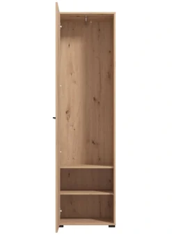 Home affaire Garderoben-Set »Landes, Schrank, Schuhbank mit Kissen, Paneel, Spiegel und Kommode« Komplett-Set, 5 Stk. tlg.
