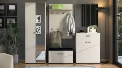 Home affaire Garderoben-Set »Rathlin Flurmöbel, Dielenmöbel, Flurschrank, Flurgarderobe« 5tlg, 5 Stk. tlg.