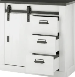 Home affaire Garderoben-Set »Sherwood, Garderobe im Industrial-Style, Komplettset mit viel Stauraum« 3 Stk. tlg.