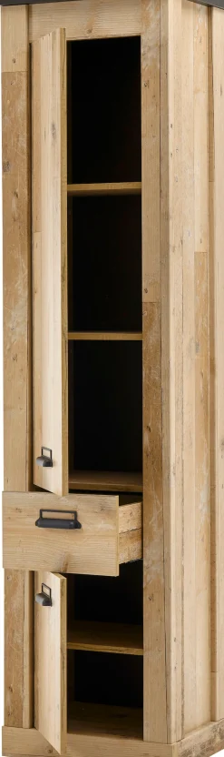 Home affaire Garderoben-Set »Sherwood, Garderobe im Industrial-Style, Komplettset mit viel Stauraum« 3 Stk. tlg.