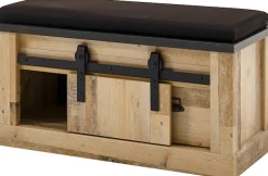 Home affaire Garderoben-Set »Sherwood, Garderobe im Industrial-Style, Komplettset mit viel Stauraum« 3 Stk. tlg.