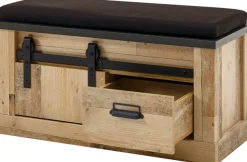 Home affaire Garderoben-Set »Sherwood, Garderobe im Industrial-Style, Komplettset mit viel Stauraum« 3 Stk. tlg.