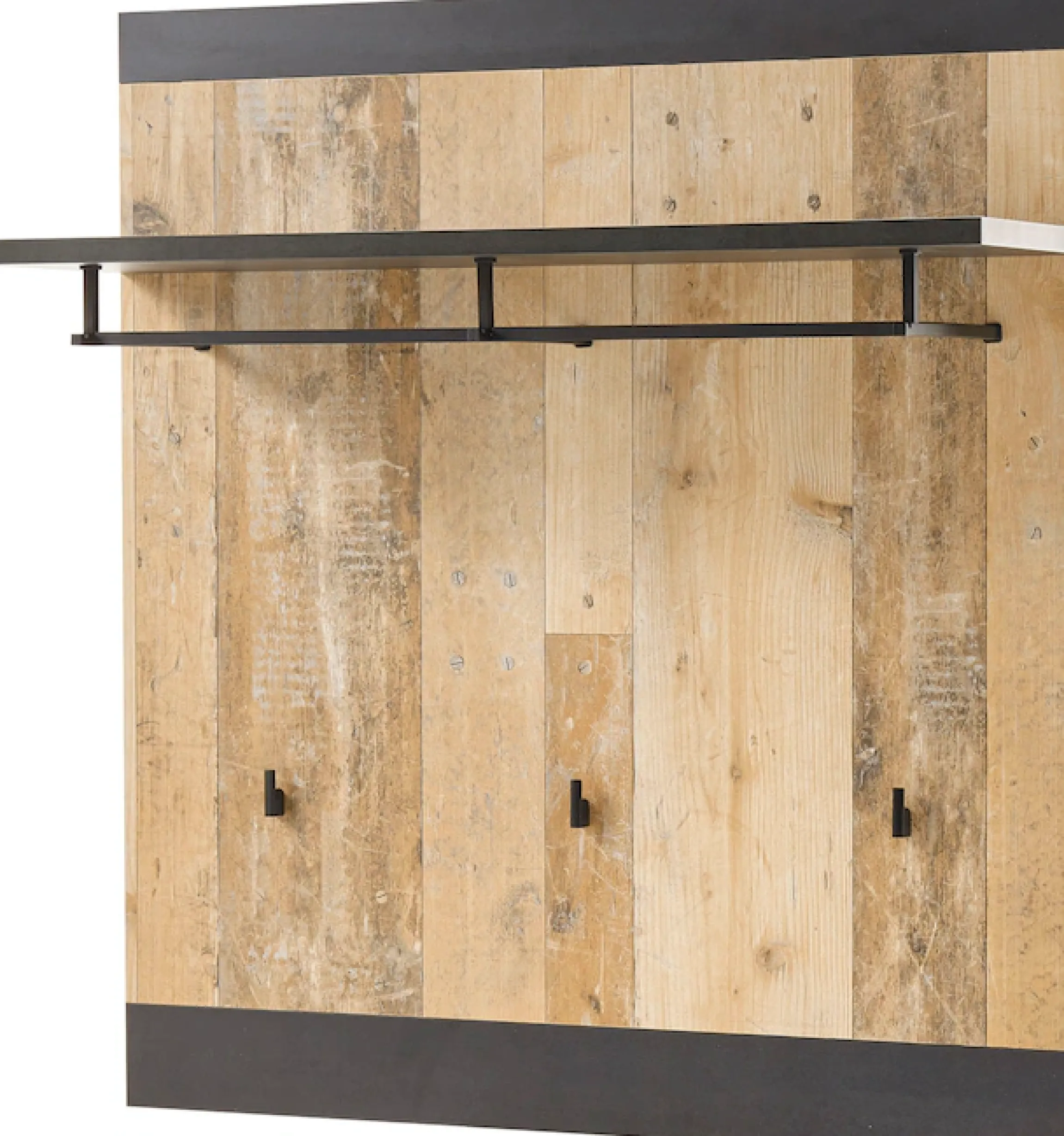 Home affaire Garderoben-Set »Sherwood, Garderobe im Industrial-Style, Komplettset mit viel Stauraum« 3 Stk. tlg.