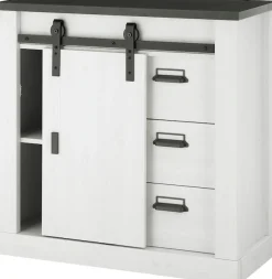 Home affaire Garderoben-Set »Sherwood, Garderobe im Industrial-Style, Komplettset mit viel Stauraum« 4 Stk. tlg.