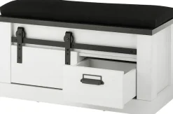 Home affaire Garderoben-Set »Sherwood, Garderobe im Industrial-Style, Komplettset mit viel Stauraum« 4 Stk. tlg.