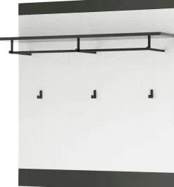 Home affaire Garderoben-Set »Sherwood, Garderobe im Industrial-Style, Komplettset mit viel Stauraum« 4 Stk. tlg.