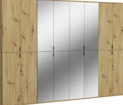 Home affaire Garderoben-Set »Trondheim, Breite 244 cm, best. aus 4 Schränken, 16 Türen, 36 Fächer« Set, 4 Stk. tlg.
