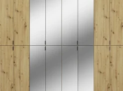 Home affaire Garderoben-Set »Trondheim, Breite 244 cm, best. aus 4 Schränken, 16 Türen, 36 Fächer« Set, 4 Stk. tlg.