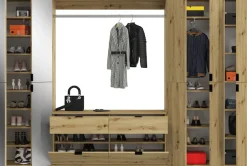 Home affaire Garderoben-Set »TRONDHEIM, 6-teilig, Breite 273cm, individuell platzier- & erweiterbar« Set, bestehend aus: 3x Garderobenschrank & 3-tlgs. Zwischenbauelement, 5 Stk. tlg.