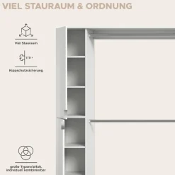 Home affaire Garderoben-Set »Trondheim, Garderobenset 5-tlg. Breite 341 cm,« 5 Stk. tlg.