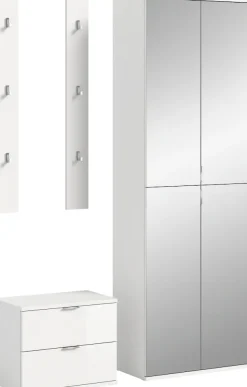 Home affaire Garderoben-Set »Trondheim, Garderobenset 3-tlg. Breite 128 cm,« 3 Stk. tlg.