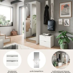 Home affaire Garderoben-Set »Trondheim, Garderobenset 3-tlg. Breite 128 cm,« 3 Stk. tlg.
