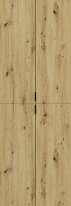 Home affaire Garderoben-Set »TRONDHEIM, 5-teilig, Breite 183cm, individuell platzier- & erweiterbar« Set, bestehend aus: 2x Garderobenschrank breit & 3-tlgs. Zwischenbauelement, 4 Stk. tlg.