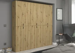 Home affaire Garderoben-Set »Trondheim, Breite 183 cm, best. aus 3 Schränken, 12 Türen, 27 Fächer« Set, 3 Stk. tlg.