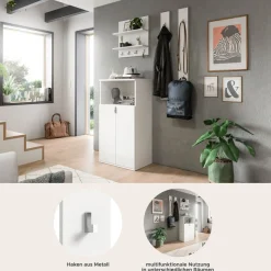 Home affaire Garderoben-Set »Trondheim, Garderobenset 3-tlg. Breite 111 cm,« 3 Stk. tlg.
