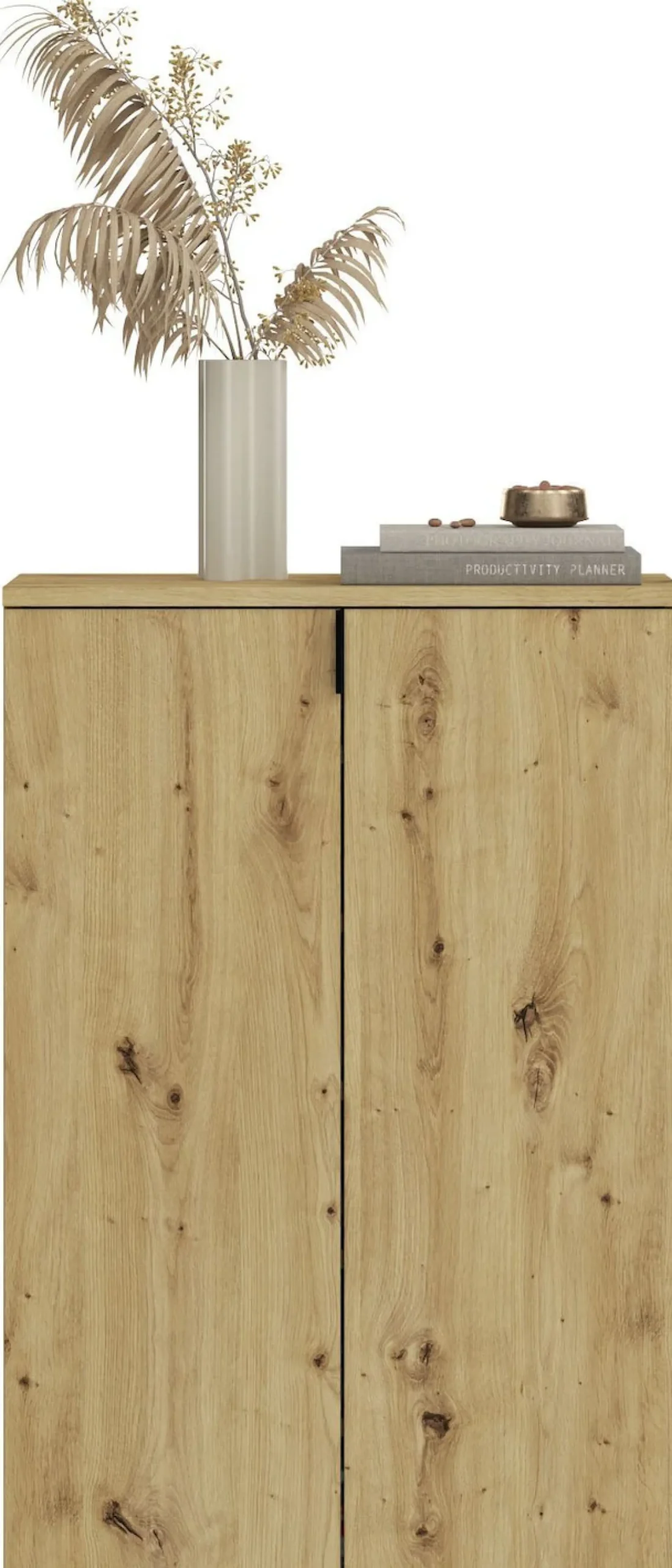 Home affaire Garderoben-Set »Trondheim, Breite 122 cm, best. aus 2 Kommoden, 4 Türen, 12 Fächer« Set, 2 Stk. tlg.