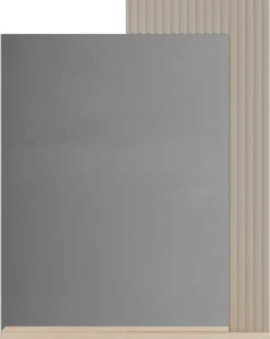 Home affaire Garderobenspiegel »Luminara« Flurspiegel mit Ablage und eleganter Rillenoptik - (B/T/H) 65/26/84 cm
