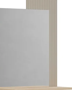 Home affaire Garderobenspiegel »Luminara« Flurspiegel mit Ablage und eleganter Rillenoptik - (B/T/H) 65/26/84 cm