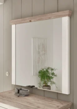 Home affaire Garderobenspiegel »Florenz, Spiegel im Landhausstil, modernes Design« universell einsetzbar, rechteckig, 107 cm breit