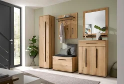 Home affaire Garderobenspiegel »Cantara, Spiegel in zwei Farben, modernes, zeitloses Design« universell einsetzbar, mit Ablagefläche, eckig, 79 cm breit