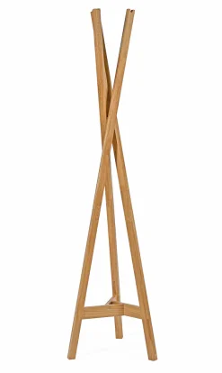 Home affaire Garderobenständer im skandinavian Design, aus Eiche massiver Eiche, FSC®