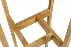 Home affaire Garderobenständer im skandinavian Design, aus keilverzinkter massiver Eiche, FSC®