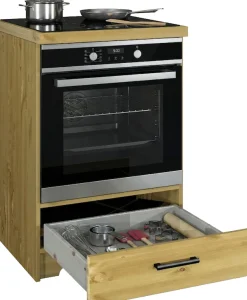 Home affaire Herdumbauschrank »Meliss« aus massiver Kiefer, Breite 60 cm, Soft-Close-Funktion